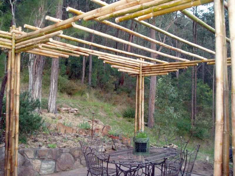 pergola en bambou en kit